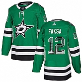 Stars 12 Radek Faksa Green Drift Fashion Adidas Jersey,baseball caps,new era cap wholesale,wholesale hats